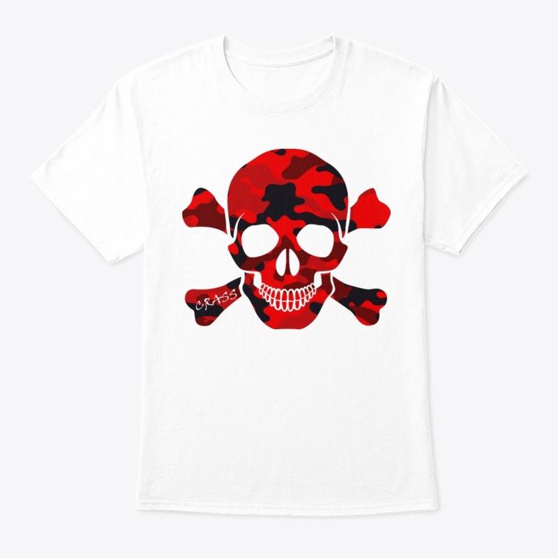 Red Camo Skull Bones